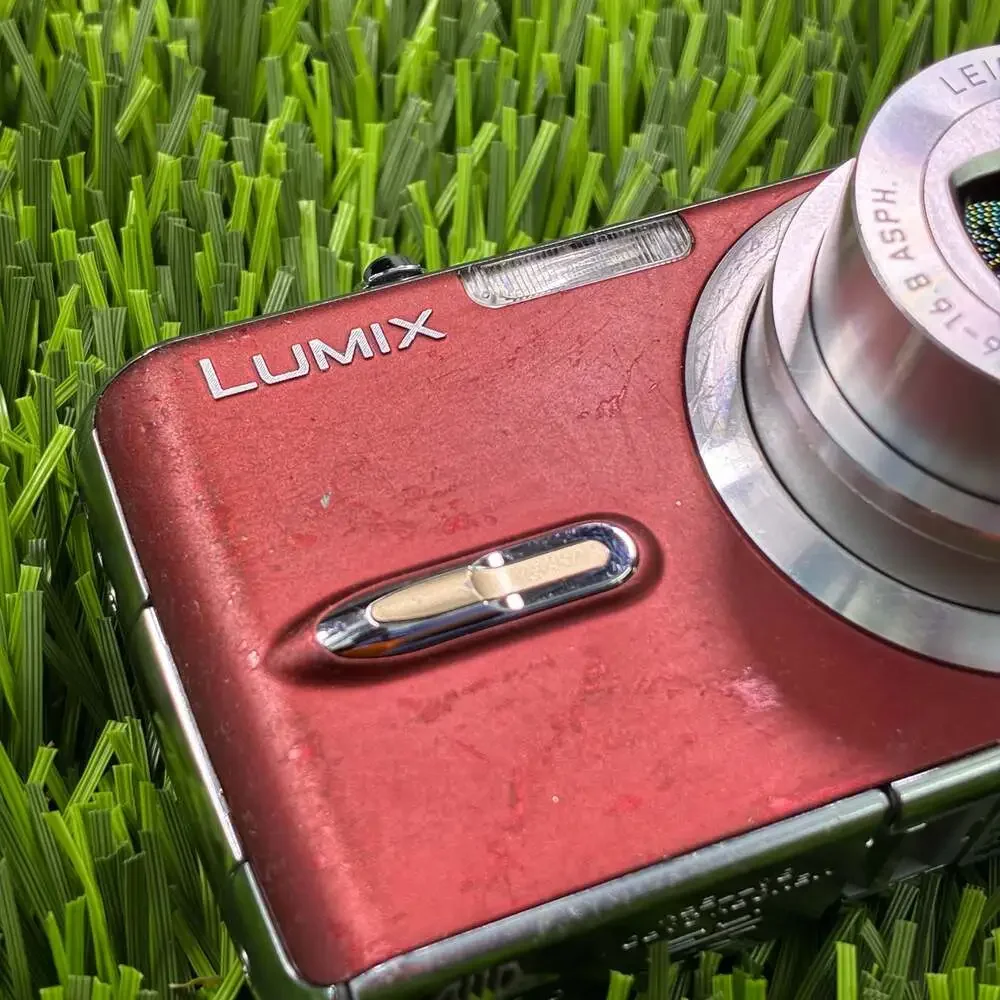 Panasonic Lumix DMC-FX07 Digital Camera Red with Battery, Charger, and 1GB SD Ca